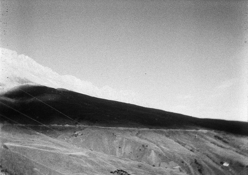Black-and-white film — coarse grain and the cold of morning mountains